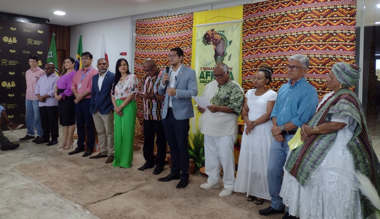 Presidente Auriney Brito participa da abertura da II Semana Amapá África Amazônica 2023